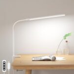 Adjustable LED Desk Lamp with Dual Charging Ports