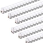 LED shop light, 4ft, 2200lm, 6500K, 20W, corded with on/off switch.