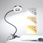 Clip On LED Desk Lamp with Adjustable Light Bars