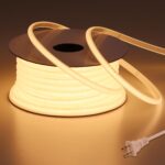 Waterproof LED strip lights, 3000K warm white, 200W, CRI 90+, IP65, cuttable.