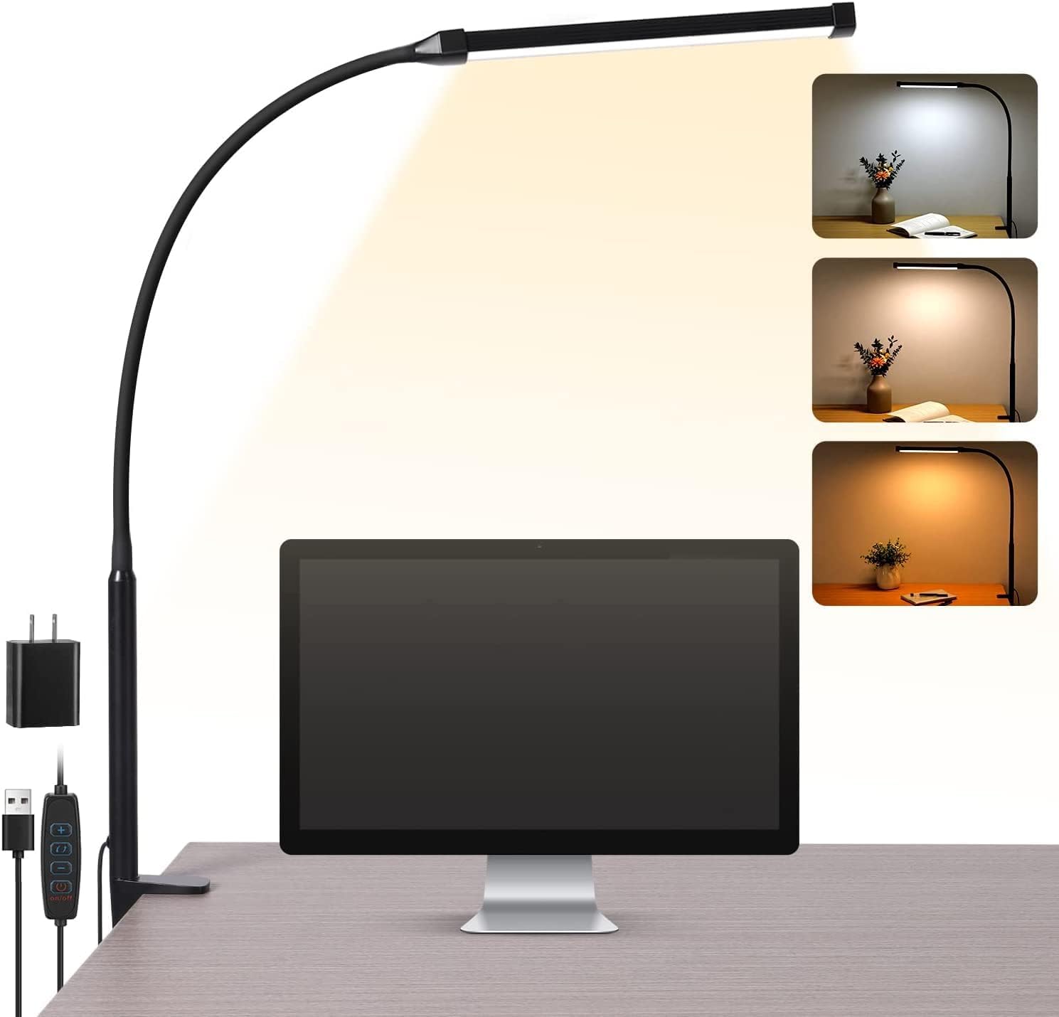 61RJ3ZzSURL._AC_SL1489_.jpg Flexible Gooseneck LED Desk Lamp with Memory Function - Image 1