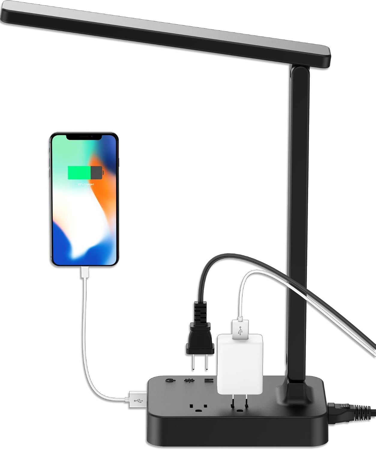 61jgwr7P-7L._AC_SL1500_.jpg Multi Function LED Desk Lamp with Organizer Holders - Image 1