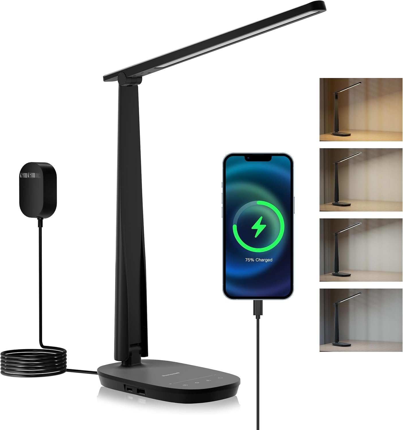712wESCglL._AC_SL1500_.jpg Foldable Task LED Desk Lamp with Round Base - Image 1