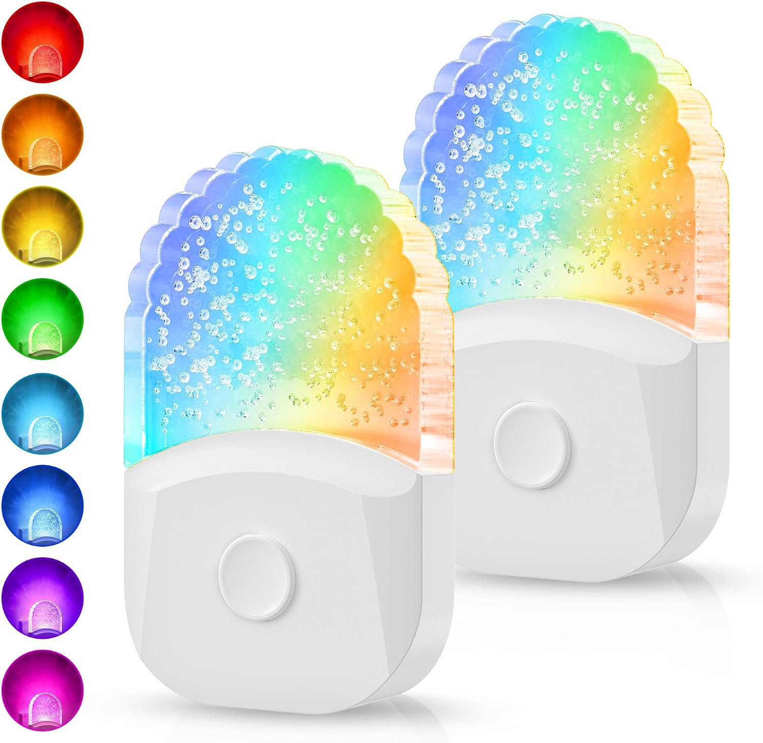 719A8sF8gaL._AC_SL1500_.jpg Color Changing Plug In Night Light - Image 1