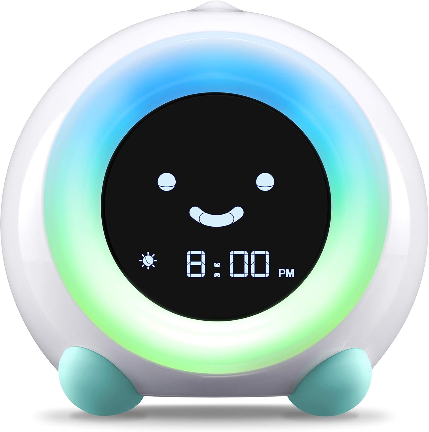 71XZQH30zeL._AC_SL1500_.jpg Color Changing Sleep Trainer Night Light - Image 1