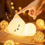 Cat Silicone Night Light with Tap Control
