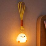 Mini Duck Silicone Night Light with Lanyard