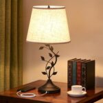 Retro bedside lamp.